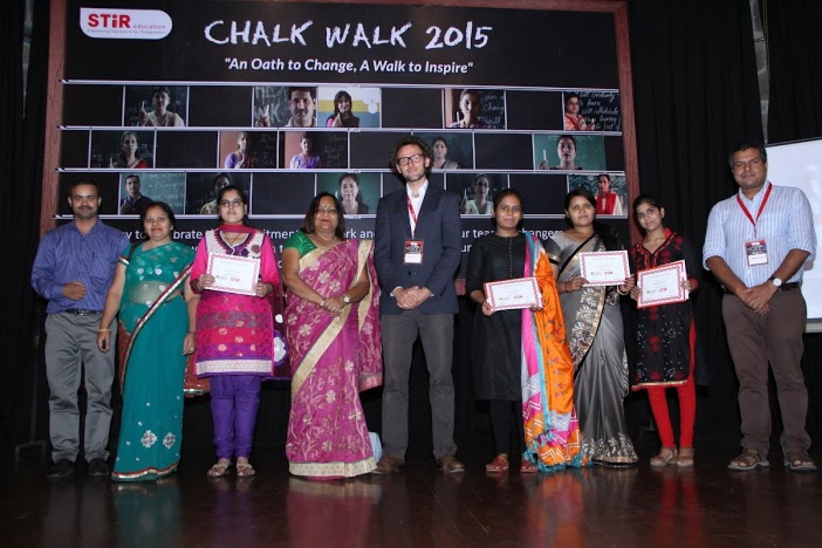 Teachers who joined Chalk Walk 2015